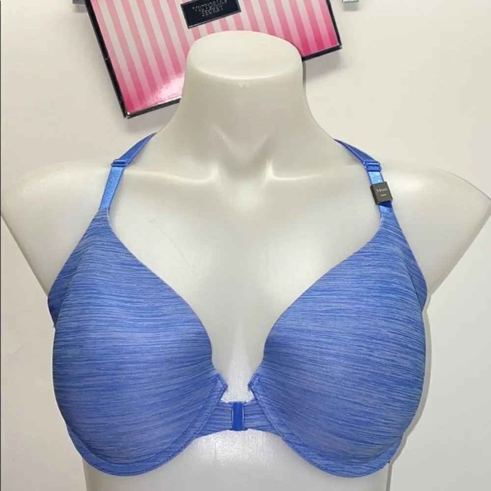 🔥VICTORIA SECRET RACERBACK SEMI DEMI BRA SZ 34DD New